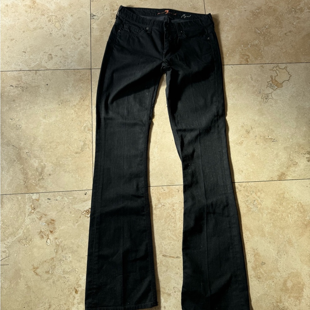 7 For All Mankind Women's Dark Boot Cut Jeans